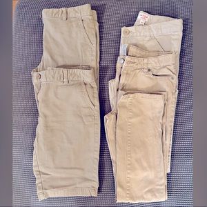 Bundle of Khaki uniform bottoms for Girls
